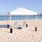 Flash Furniture 10'x10' White Pop Up Canopy Tent with Wheeled Case JJ-GZ1010PKG-WH-GG - alternate 1